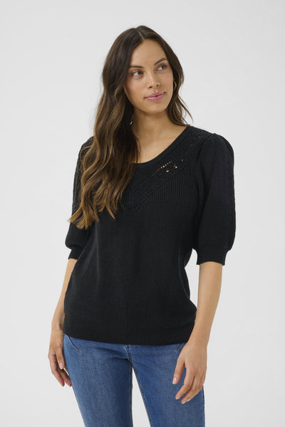 CRDela short sleeve pullover 10613961 Pitch Black Thumbnail