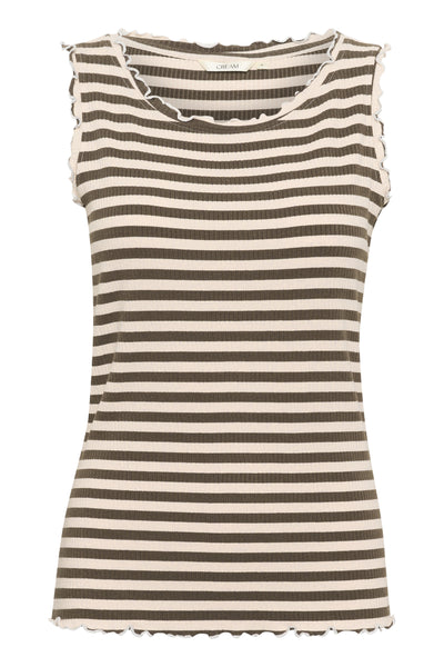 CRRibba Stripe Top Canteen Birch Stripe - 10614043 Thumbnail