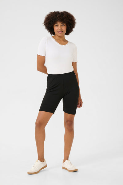 CRMatilda Plain Biker Shorts 10614051 Pitch Black Thumbnail