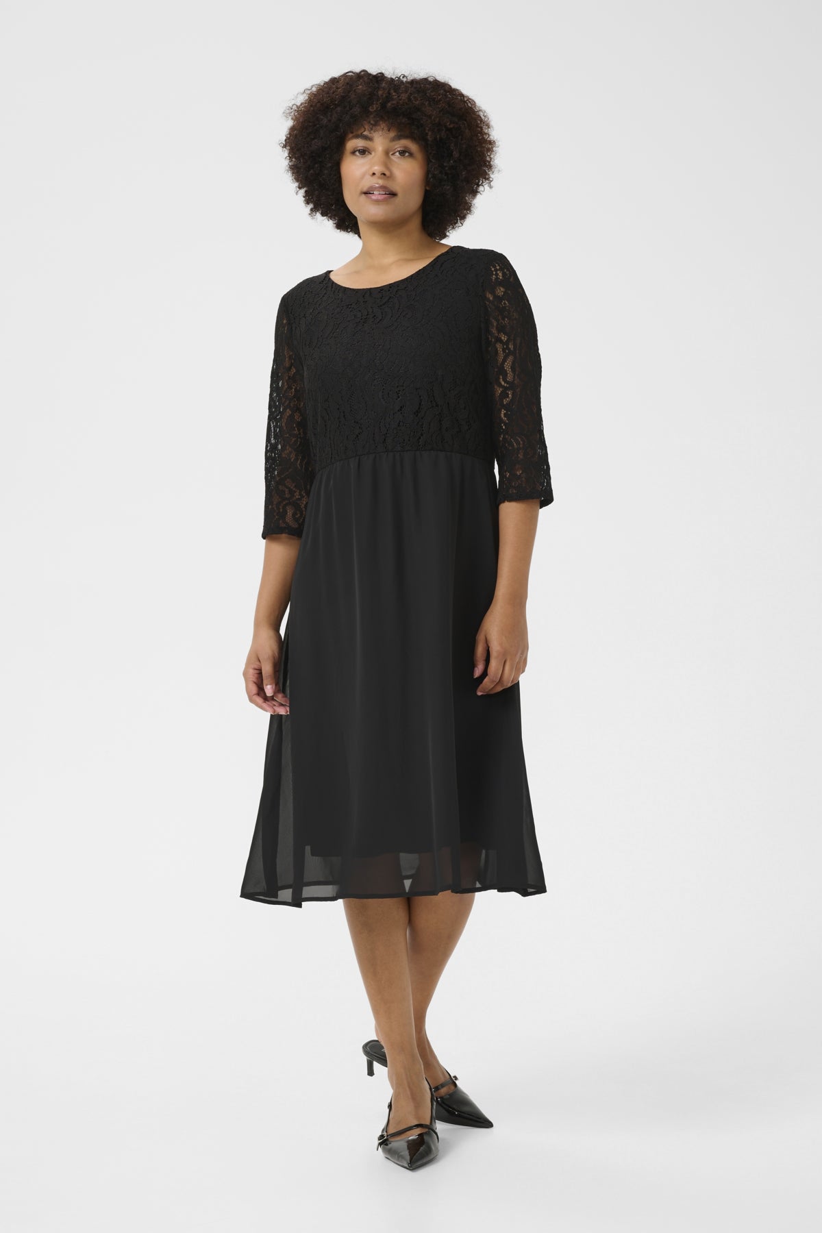 CRSuli Lace Dress Pitch Black - 10614089