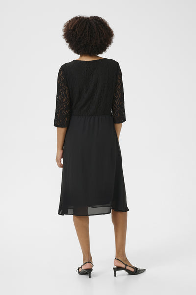 CRSuli Lace Dress Pitch Black - 10614089 Thumbnail