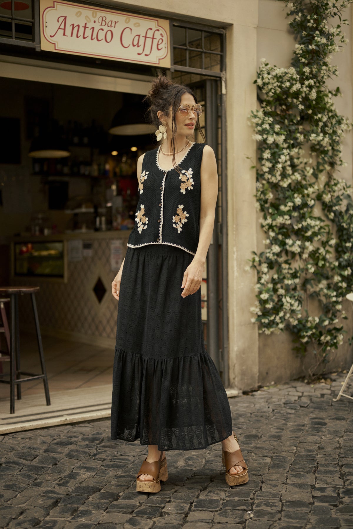 CRFrust Knit Vest Pitch Black