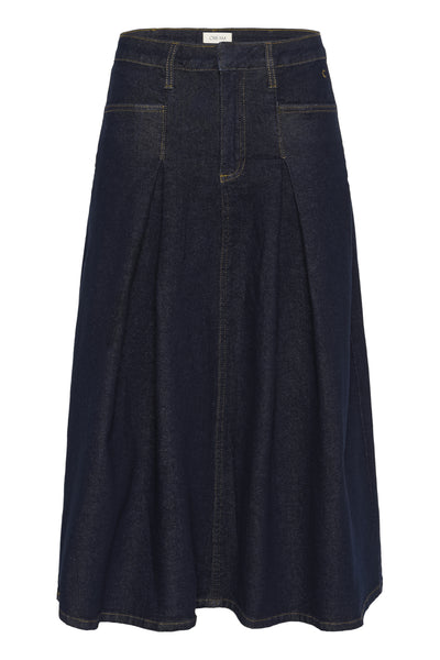 CRRobina Denim Skirt Chicago Rinse Blue Denim Tobac - 10614138 Thumbnail