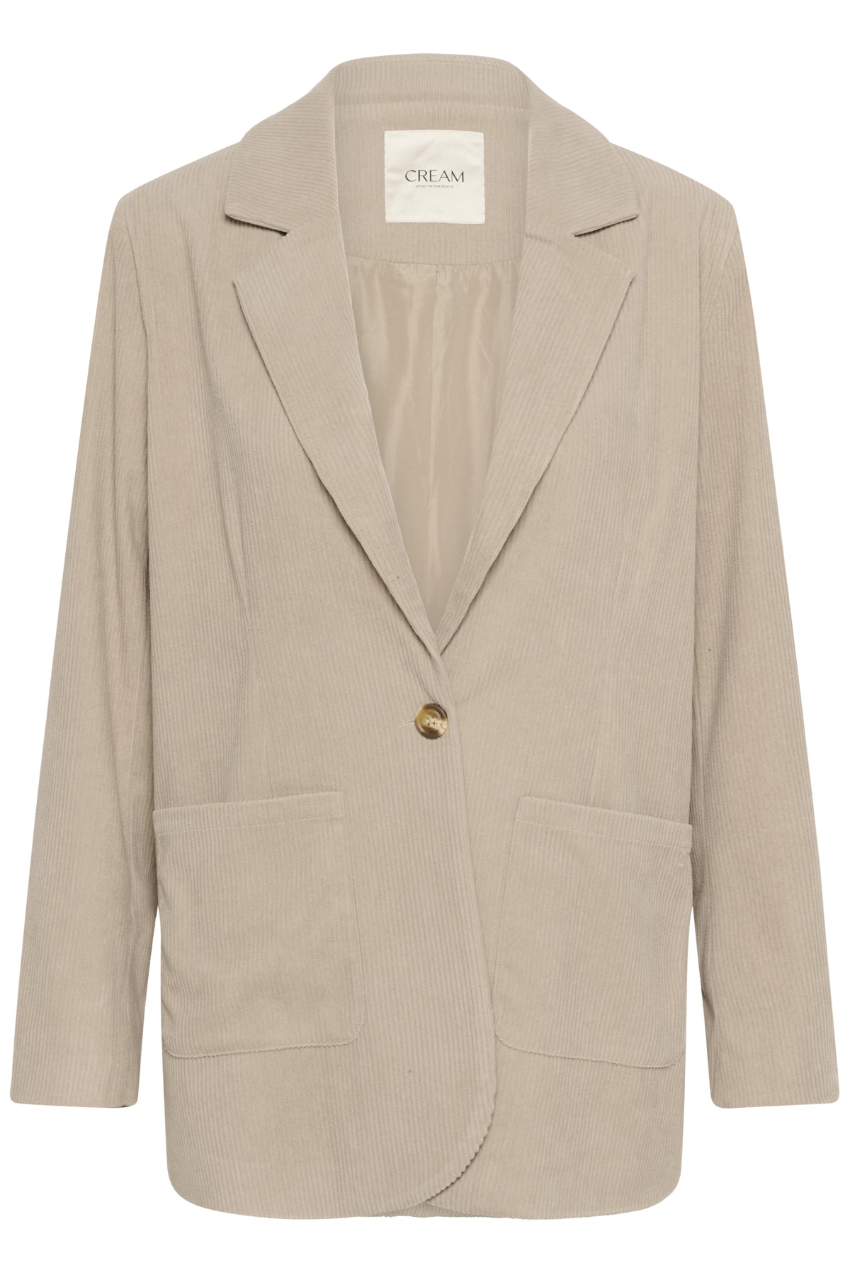 CRKanna Corduroy Blazer Cobblestone - 10614145