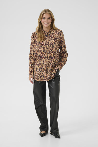 CREluna Shirt Brown Leopard - 10614151 Thumbnail