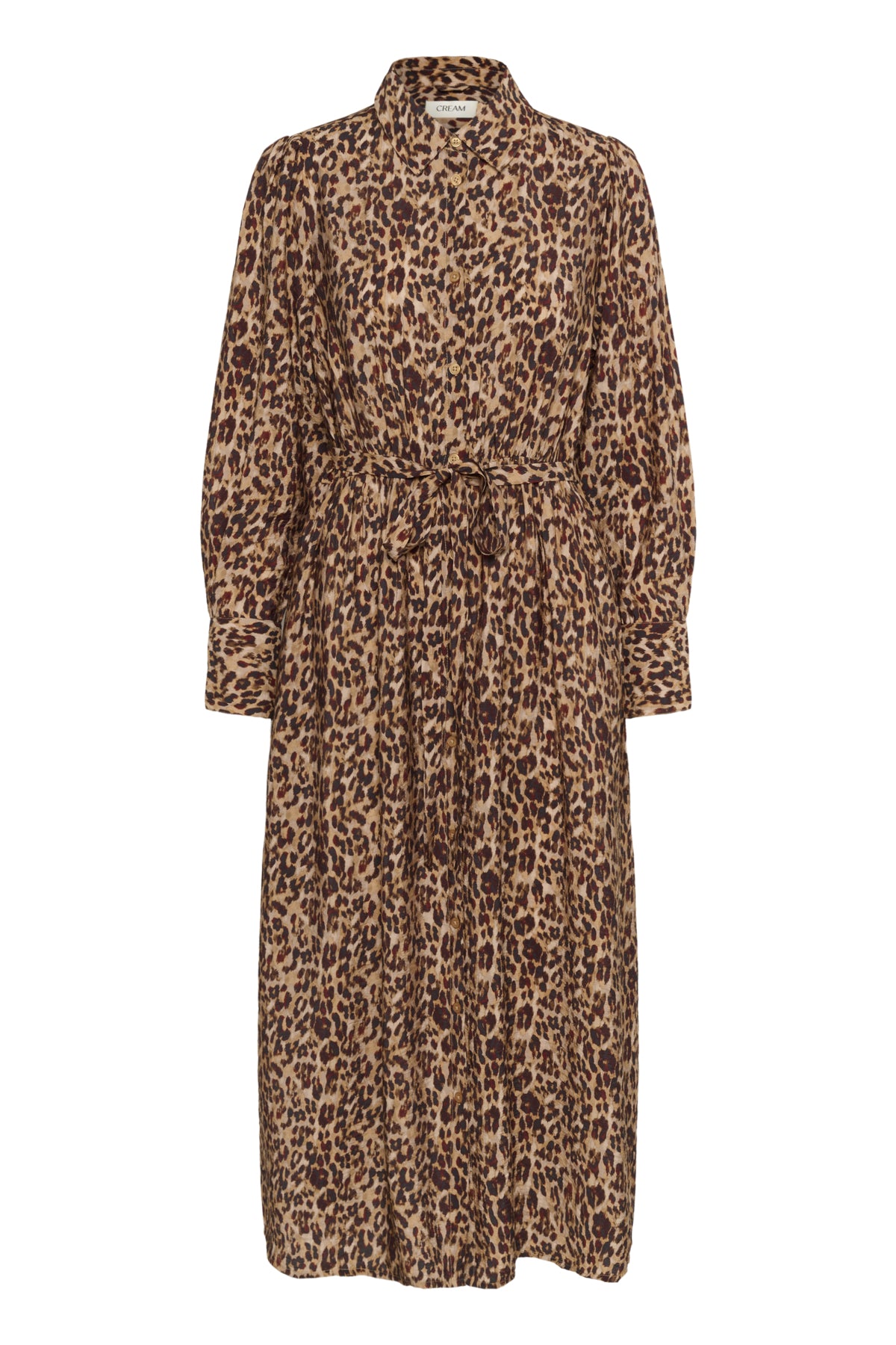 CREluna Shirt Dress Brown Leopard - 10614152
