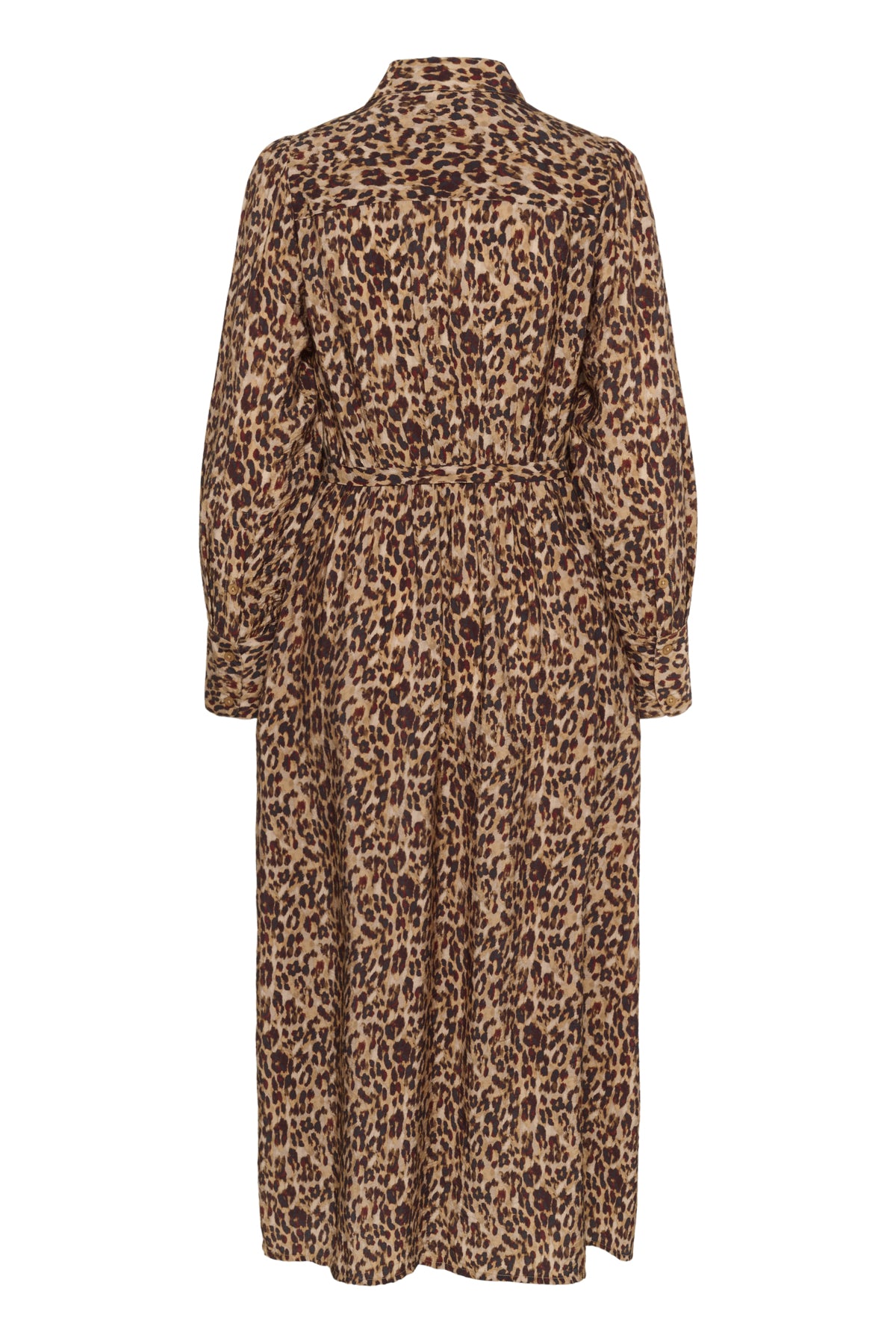 CREluna Shirt Dress Brown Leopard - 10614152