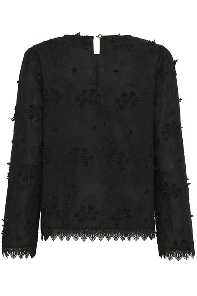 CRHilda Blouse Pitch Black - 10614155 Thumbnail