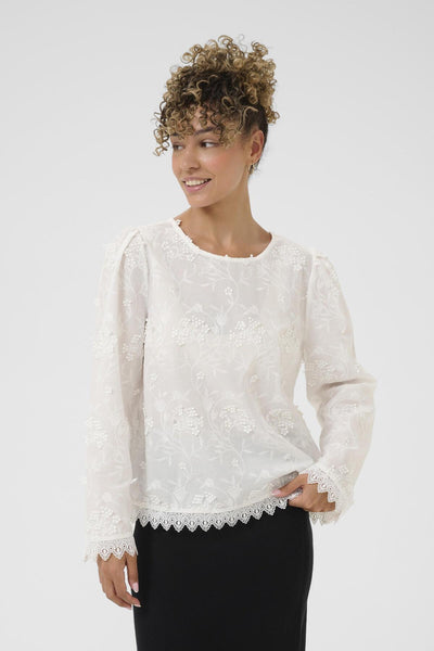 CRHilda Blouse Snow White - 10614155 Thumbnail