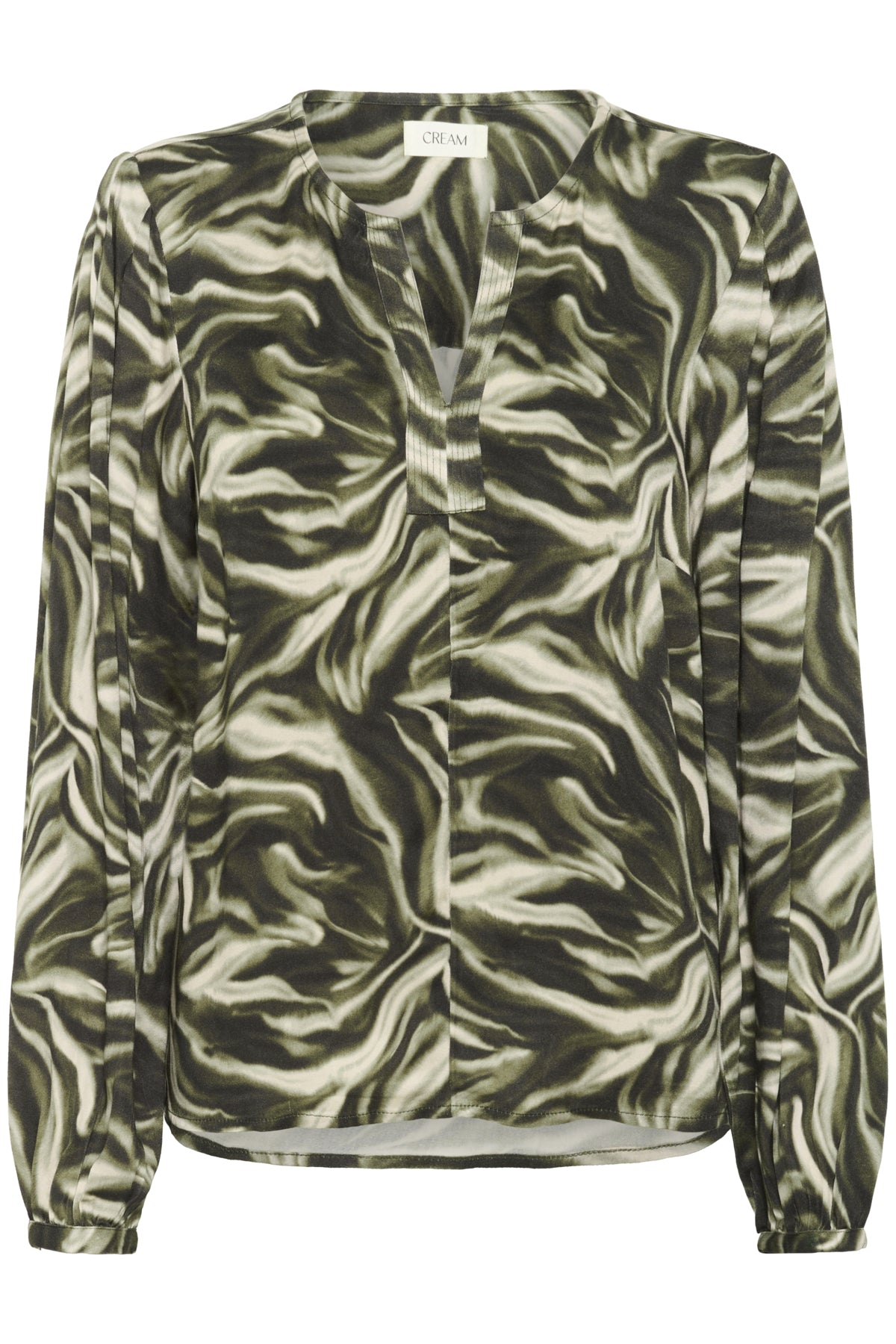 CRBeva Blouse Green Animal - 10614162