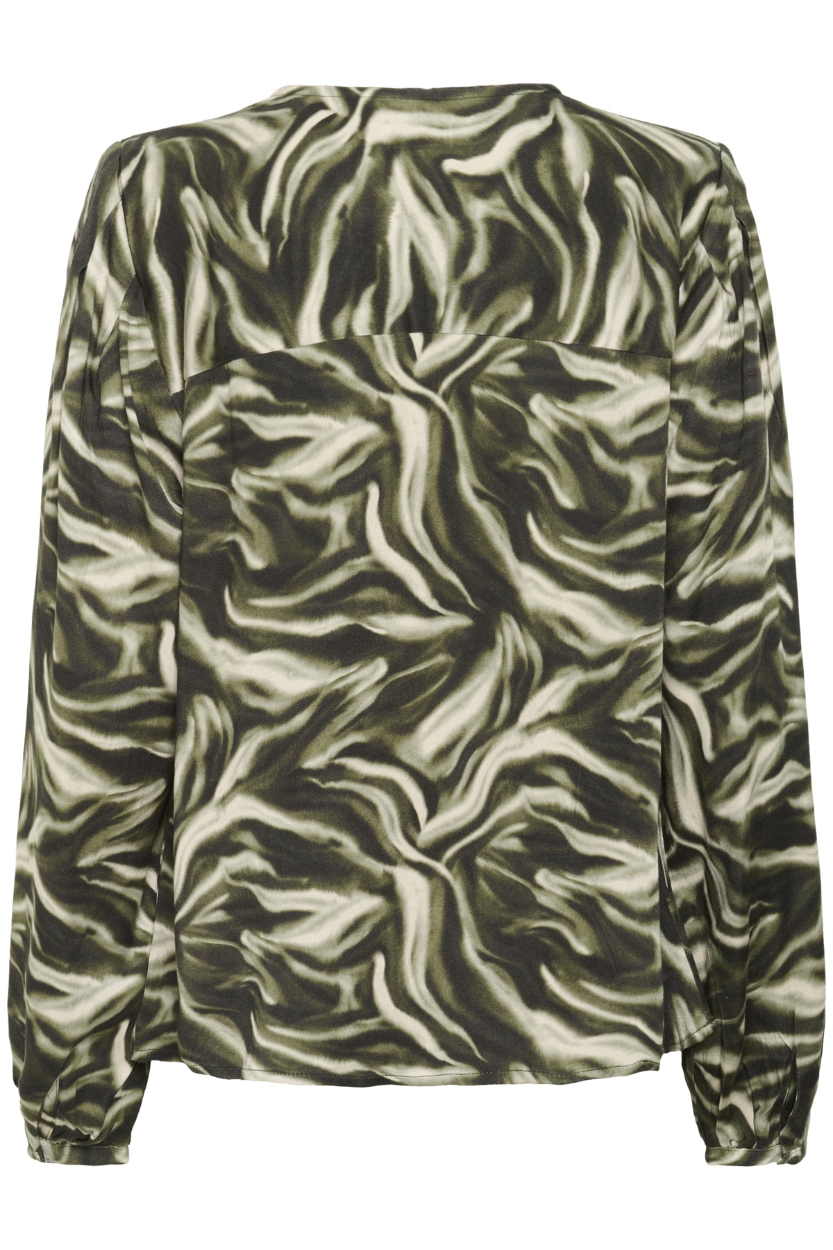 CRBeva Blouse Green Animal - 10614162