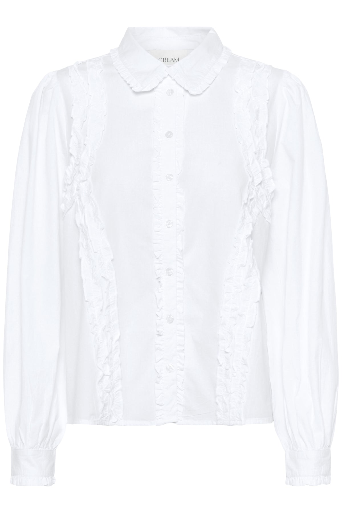CRLau Frill Shirt Snow White - 10614165