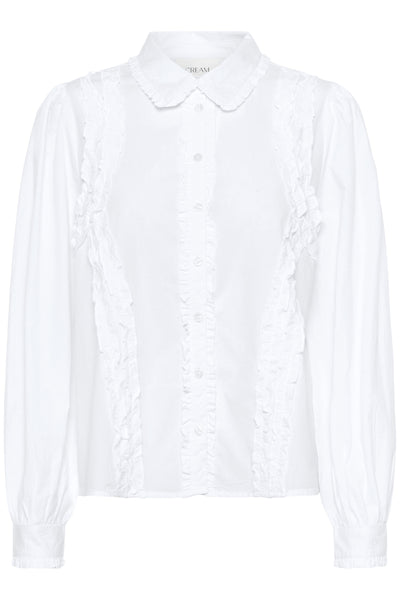 CRLau Frill Shirt Snow White - 10614165 Thumbnail
