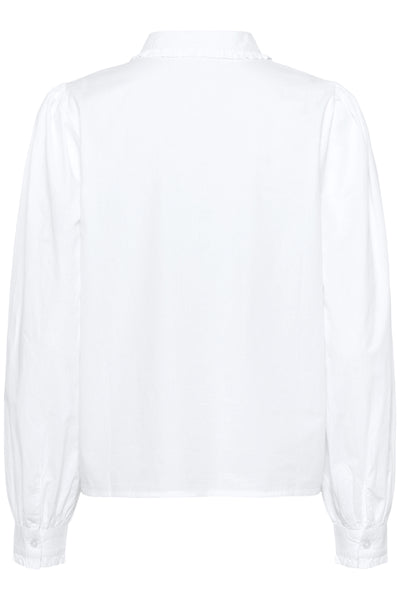 CRLau Frill Shirt Snow White - 10614165 Thumbnail