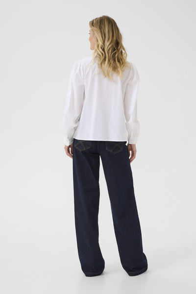 CRLau Frill Shirt Snow White - 10614165 Thumbnail