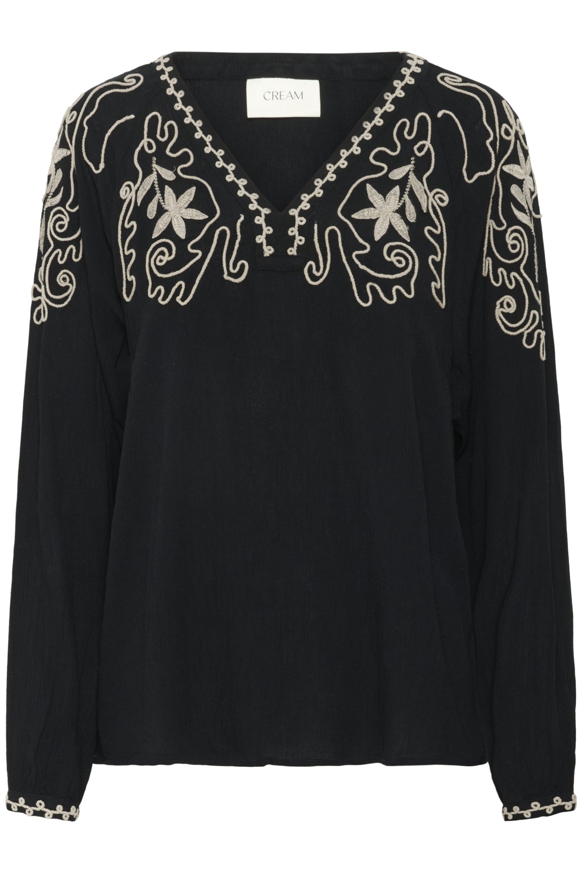 CRRosine Blouse Pitch Black - 10614168