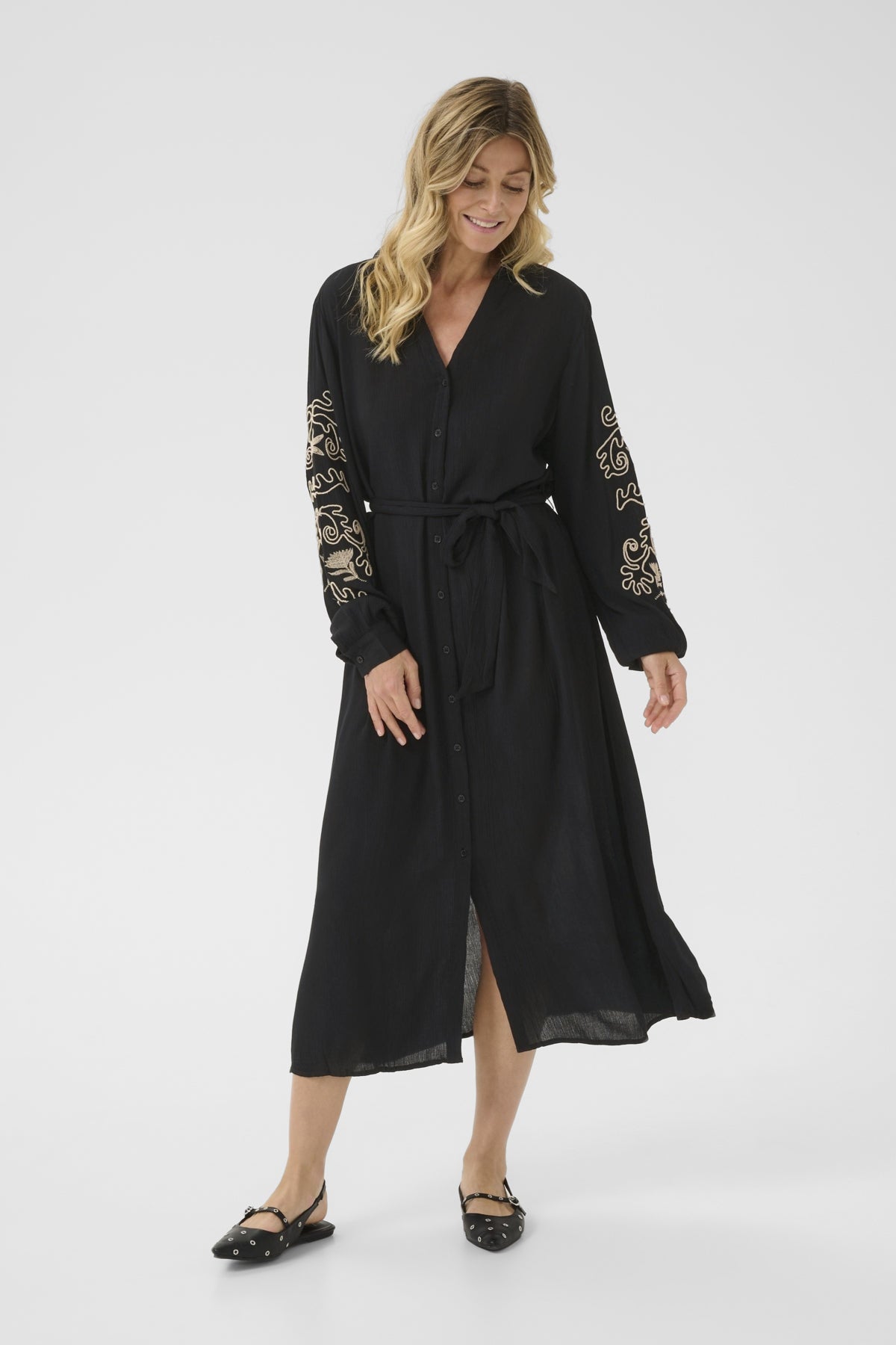 CRRosine Dress Pitch Black - 10614169