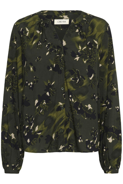 CRTiah Shirt Rifle Green Flower - 10614170 Thumbnail