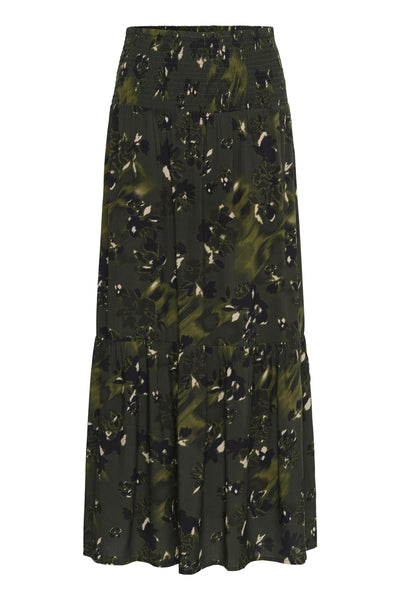 CRTiah Skirt Rifle Green Flower - 10614171 Thumbnail
