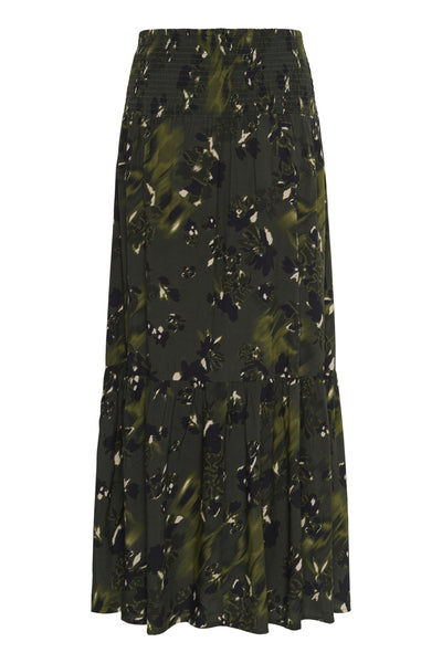 CRTiah Skirt Rifle Green Flower - 10614171 Thumbnail