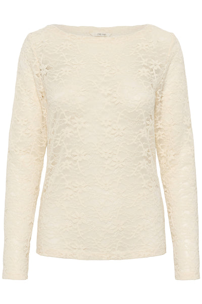 CRInge Lace Blouse Birch - 10614201 Thumbnail