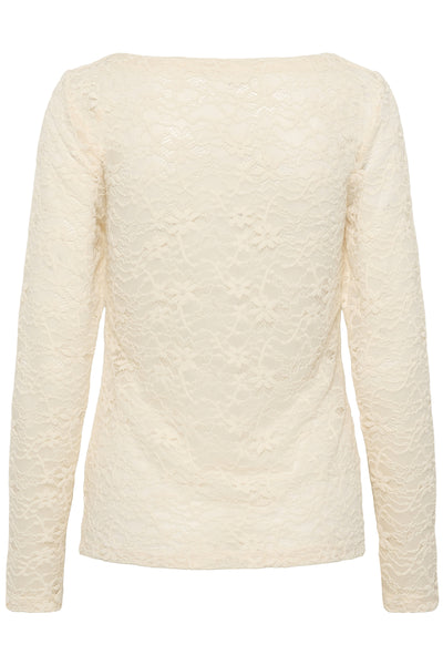 CRInge Lace Blouse Birch - 10614201 Thumbnail