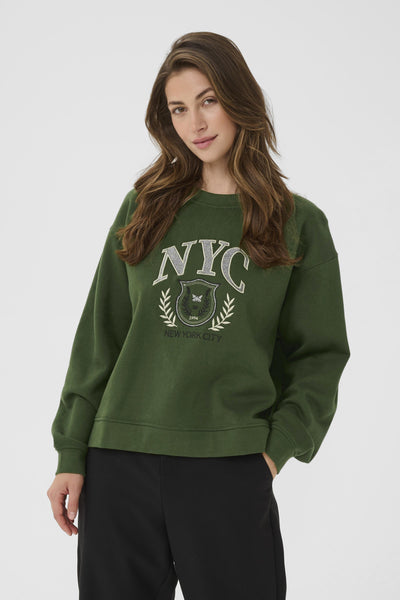 CRMirabella Sweatshirt Rifle Green - 10614203 Thumbnail