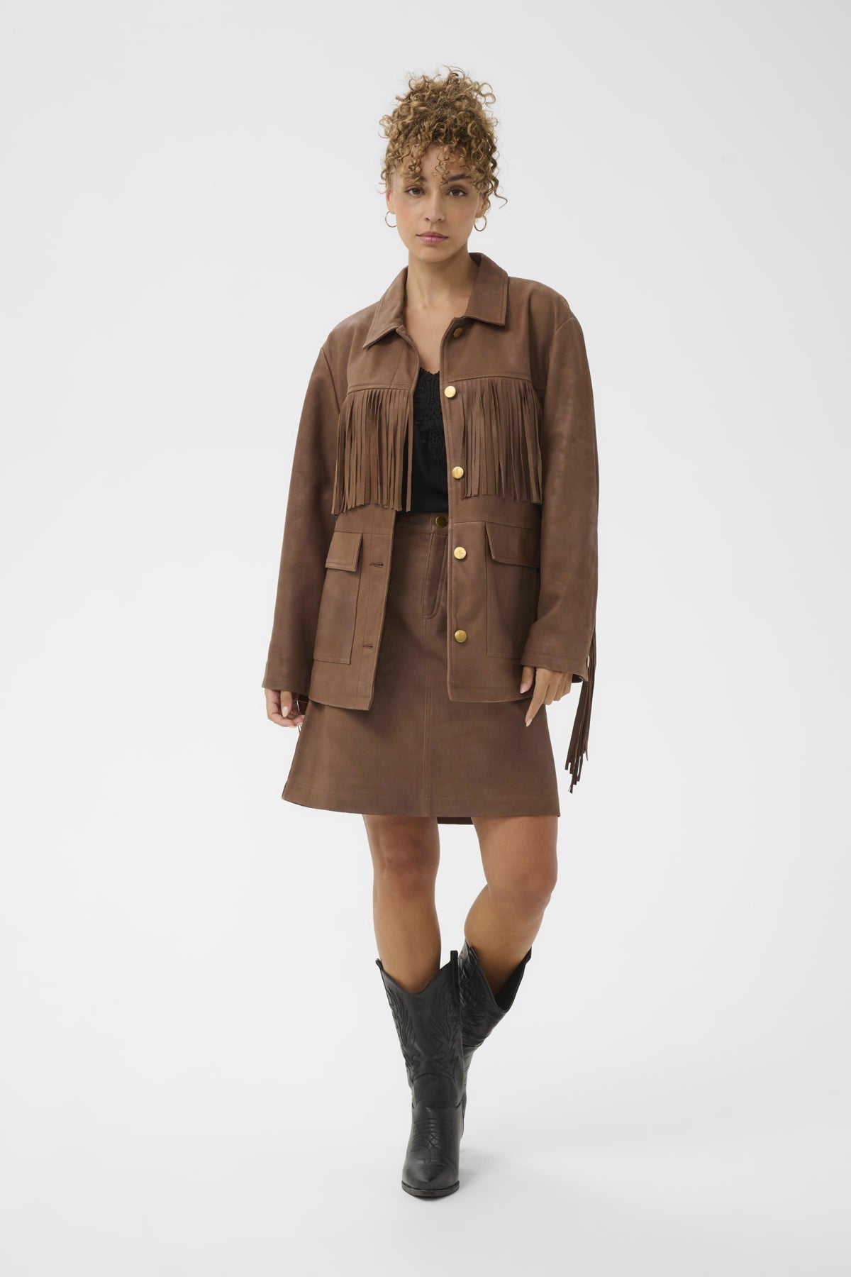 CRLond Suede Jacket Sorrel Horse