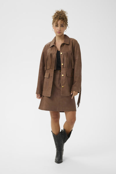 CRLond Suede Jacket Sorrel Horse Thumbnail