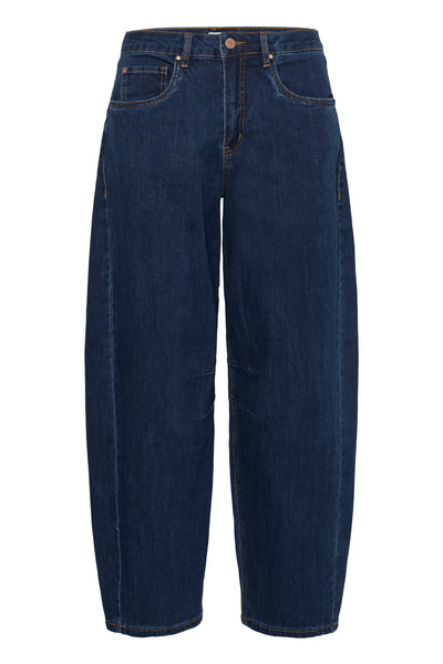 CRBahren Ankl  Balloon Jeans-R Dark blue denim - 100114 - 10614217 Thumbnail