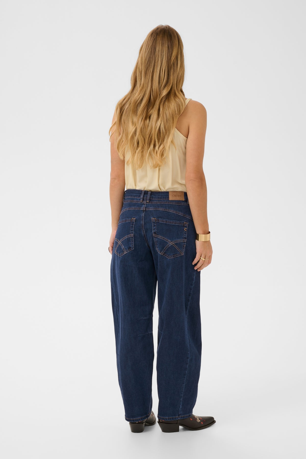 CRBahren Ankl  Balloon Jeans-R Dark blue denim - 100114 - 10614217