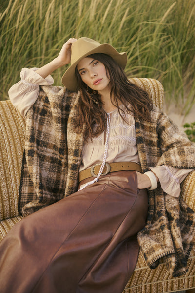 CRPaloma Skirt Brown Washed - 10614242 Thumbnail