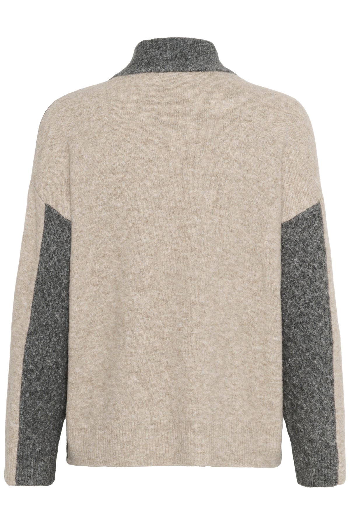 CRMyttah cardigan Grey and beige melange - 10614245