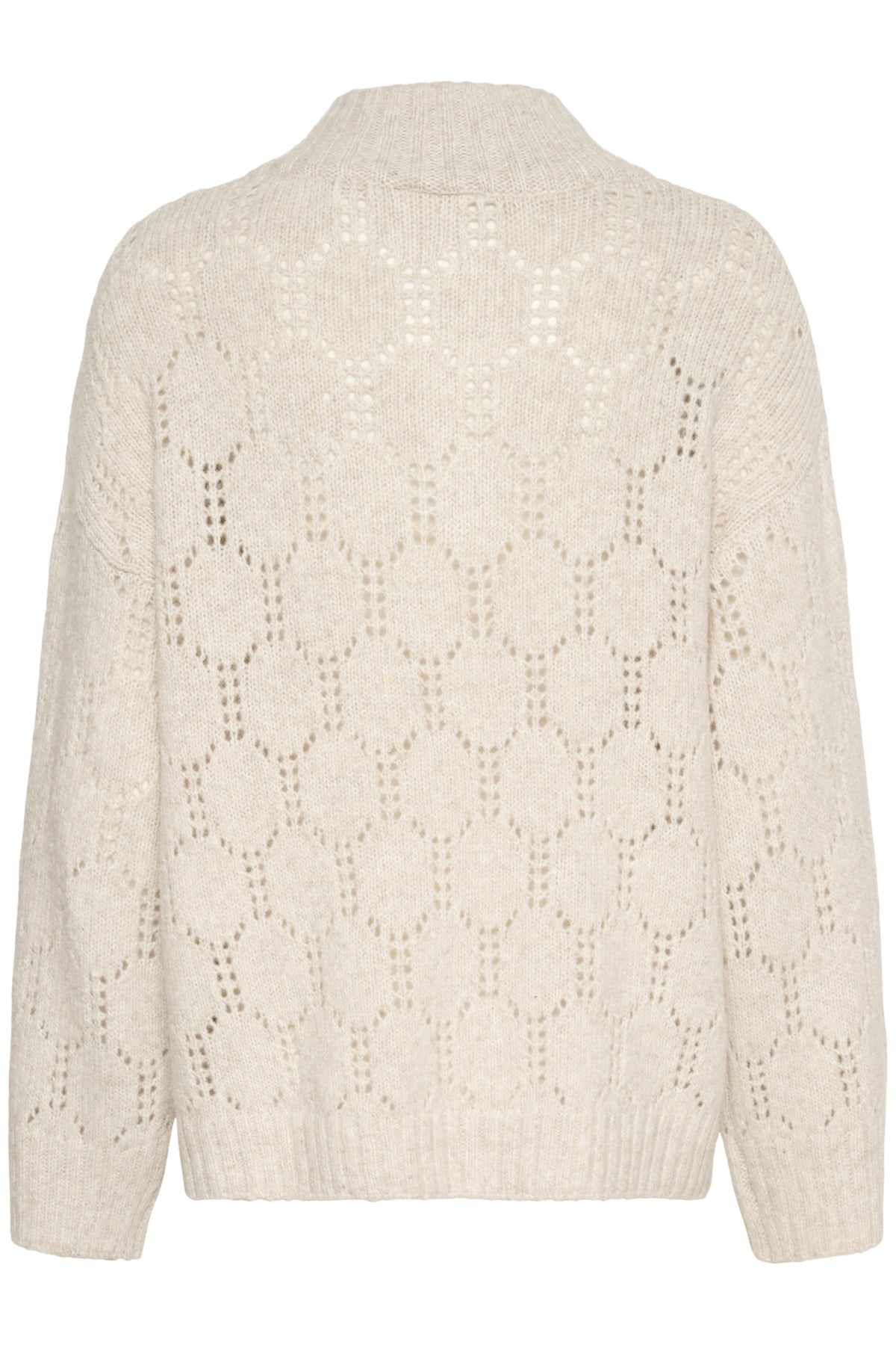 CRZilla Zipper Pullover Oat melange - 10614250