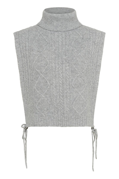 CRFrina Knit Slipover Grey Melange - 10614254 Thumbnail