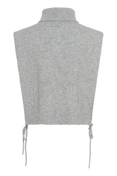 CRFrina Knit Slipover Grey Melange - 10614254 Thumbnail