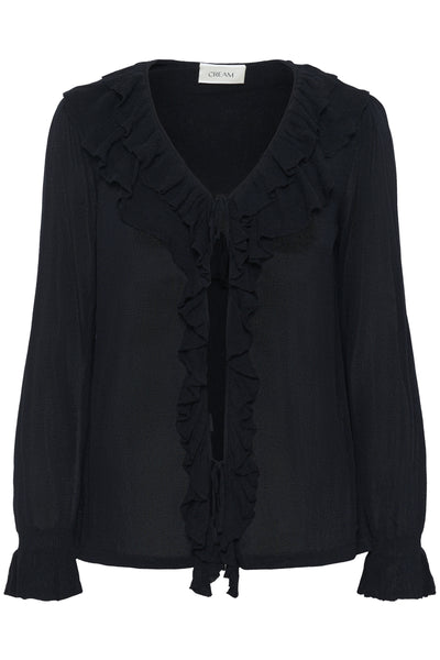CRMezzino Knit Blouse Pitch Black - 10614268 Thumbnail