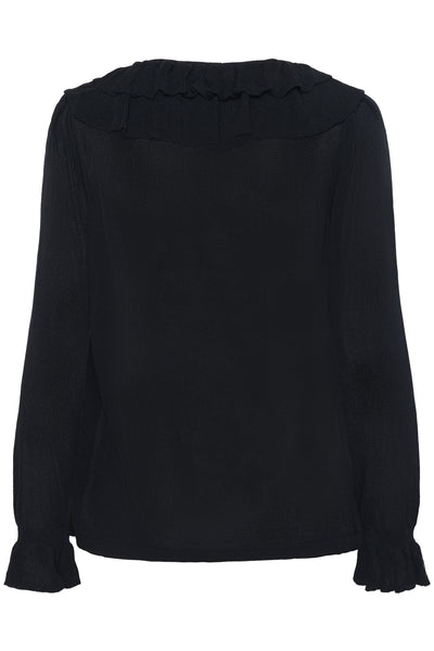 CRMezzino Knit Blouse Pitch Black - 10614268 Thumbnail