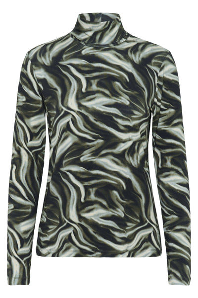 CRKausa Print Tshirt Green Animal - 10614270 Thumbnail