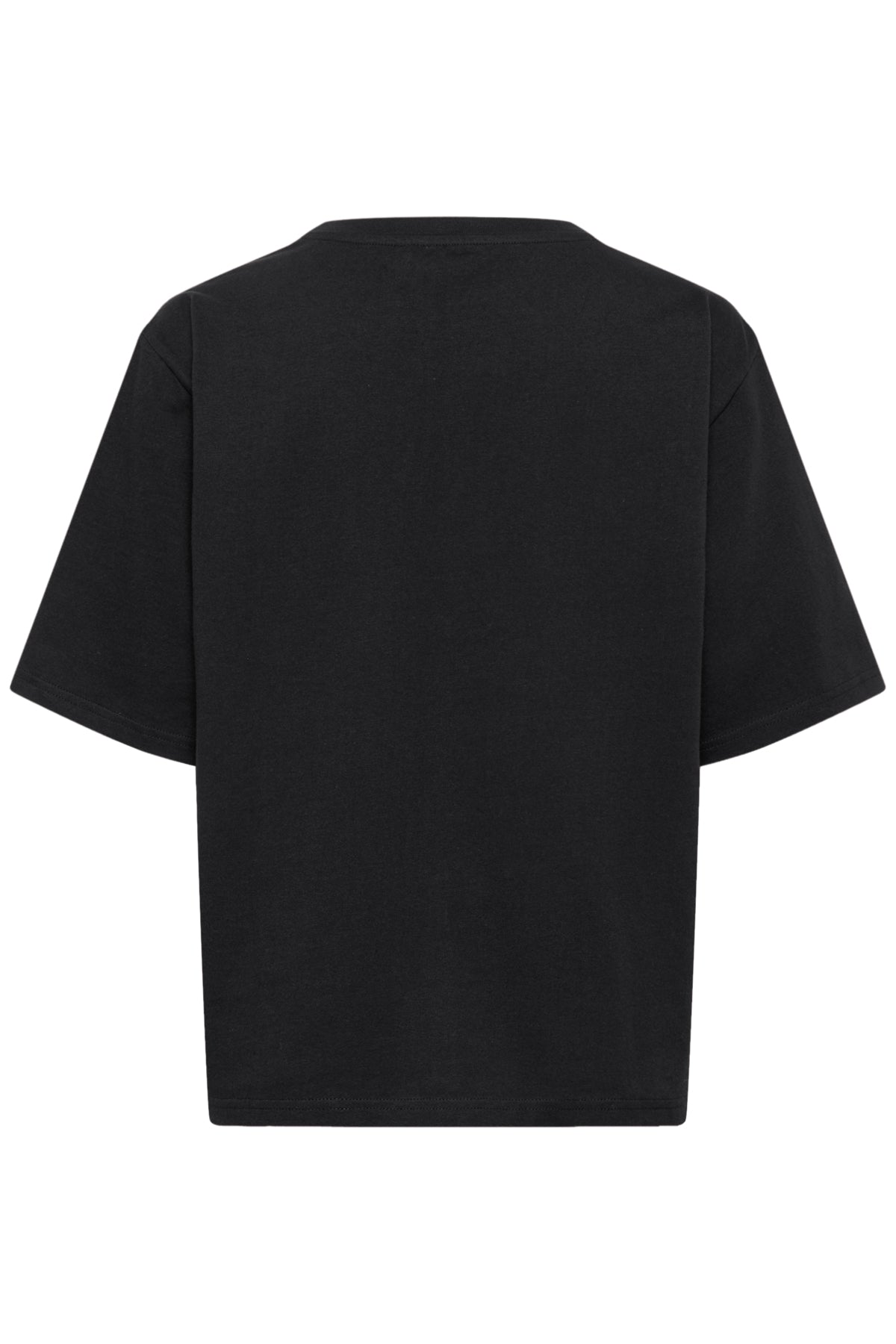 CRLeona Studs Tshirt Pitch Black - 10614271