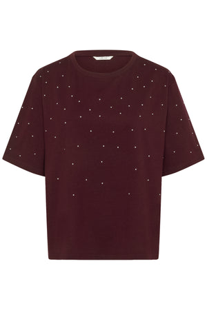 CRLeona Studs Tshirt Zinfandel - 10614271