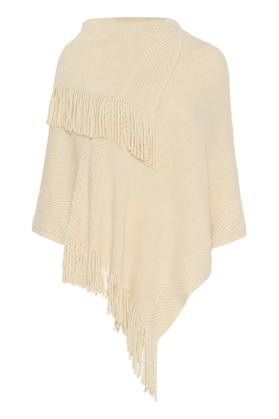 CRSivas Knit Poncho Birch - 10614279 Thumbnail