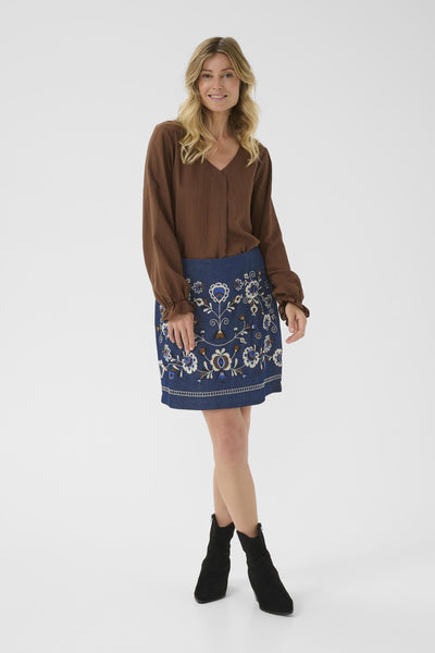 CRGro Skirt Dundee Dark Denim - 10614291 Thumbnail