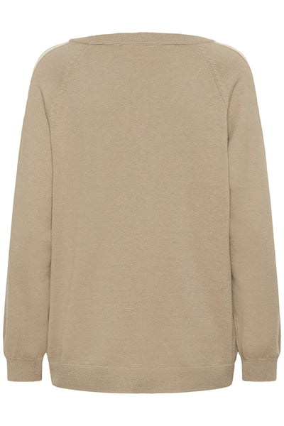 CRAnva stripe pullover Cobblestone - 10614294 Thumbnail