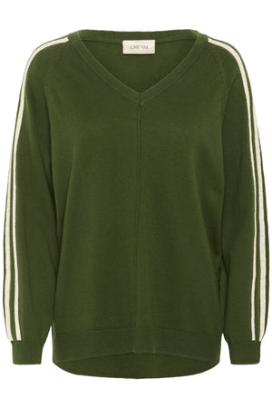 CRAnva stripe pullover Rifle Green - 10614294