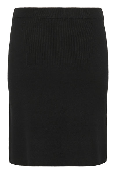 CRDela Knit Skirt Pitch Black - 10614297 Thumbnail