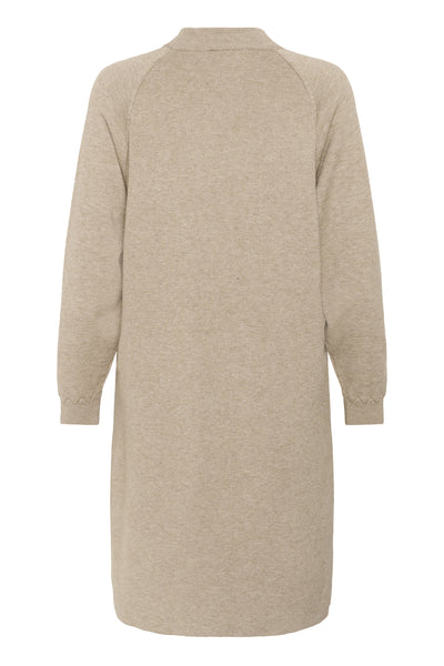 CRDela Knit Dress Cobblestone Melange - 10614298 Thumbnail