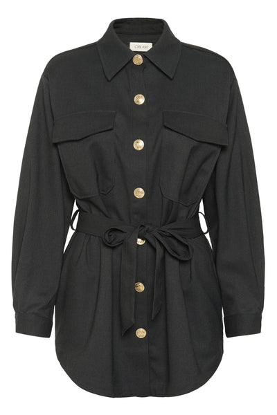 CRBabeth Overshirt Dark grey melange - 10614312 Thumbnail