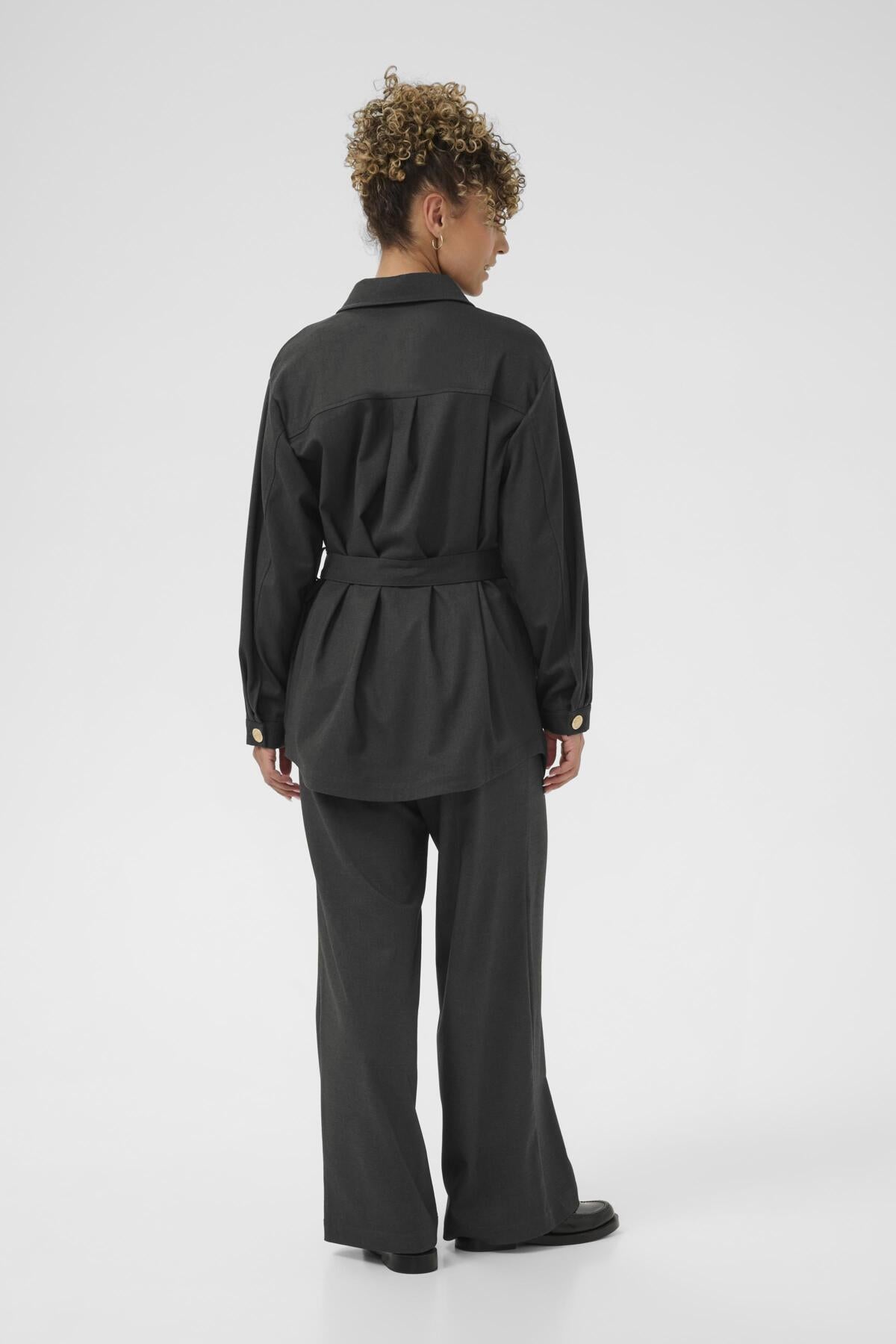 CRBabeth Overshirt Dark grey melange - 10614312