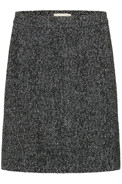 CROlina Skirt Black/white herringbone - 10614327 Thumbnail